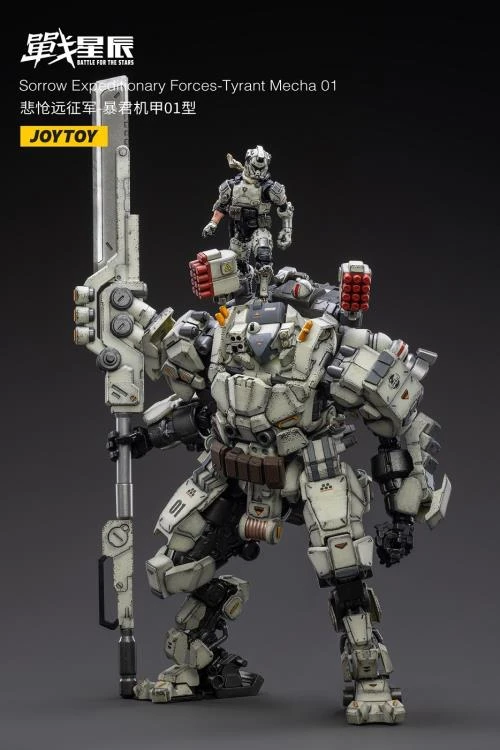Battle For The Stars Sorrow Expeditionary Forces Tyrant Mecha 01 With Pilot 1/18 Scale Figure Set 10 Battle For The Stars Sorrow Expeditionary Forces Tyrant Mecha 01 With Pilot 1/18 Scale Figure Set - Image 8