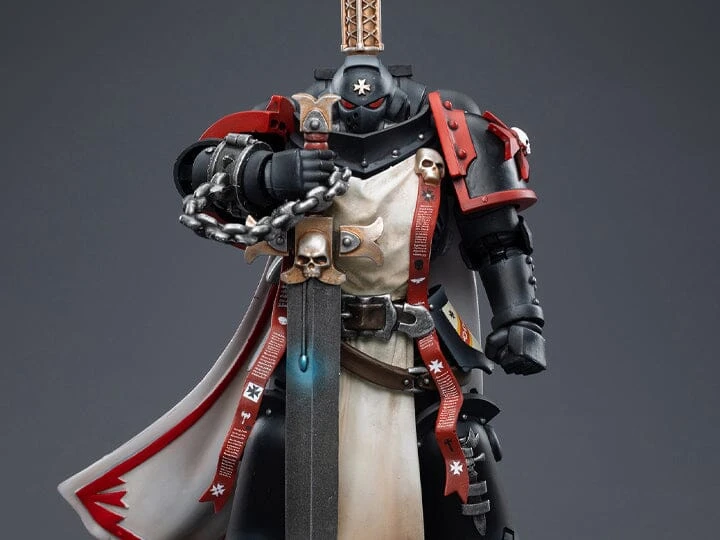 Warhammer 40K Black Templars Primaris Sword Brethren Eberwulf 1/18 Scale Figure 3 Warhammer 40K Black Templars Primaris Sword Brethren Eberwulf 1/18 Scale Figure