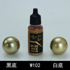 Sunin Acrylic Metal Color W102: Gold