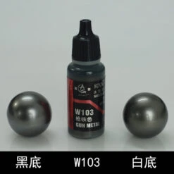 Sunin Acrylic Metal Color W103: Gun Metal