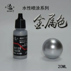 Sunin Acrylic Metal Color W120: Cool Silcer