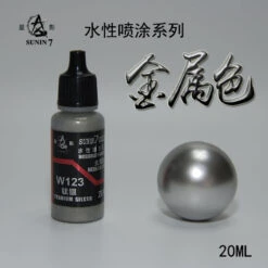 Sunin Acrylic Metal Color W123: Titanium Silcer