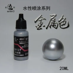 Sunin Acrylic Metal Color W127: Stainless Silver
