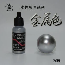 Sunin Acrylic Metal Color W128: Light Stainless Silver