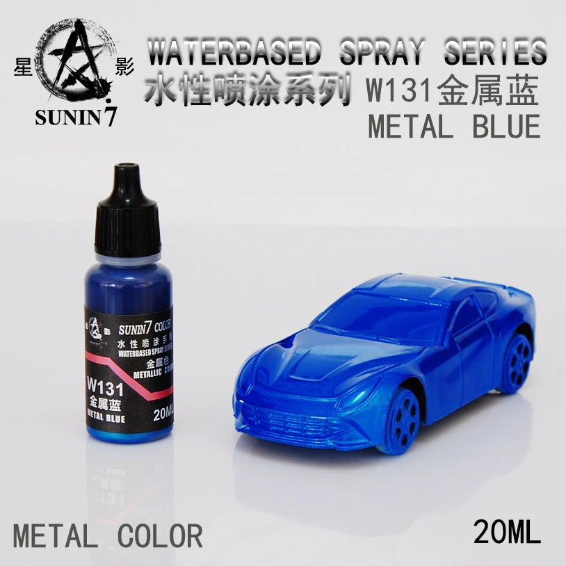 Sunin Acrylic Metal Color W131: Metal Blue 3 Sunin Acrylic Metal Color W131: Metal Blue