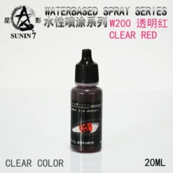 Sunin Acrylic Clear Color W200: Clear Red