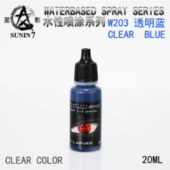 Sunin Acrylic Clear Color W203: Clear Blue