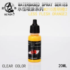 Sunin Acrylic Clear Color W210: Less Flesh Orange 2