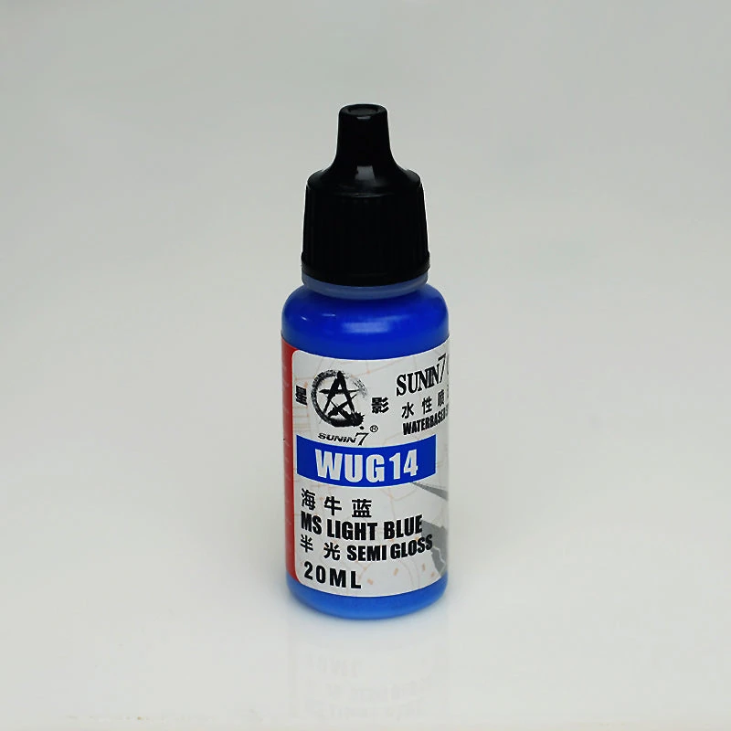 Sunin Acrylic MS Color WUG 14: MS Light Blue (Semi Gloss) 3 Sunin Acrylic MS Color WUG 14: MS Light Blue (Semi Gloss)
